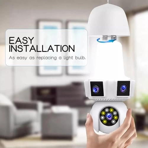 Smart Bulb Camera 6MP