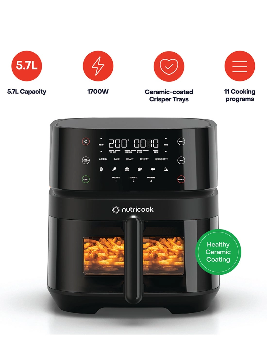 nutricook NC Air Fryer NC-AF357V