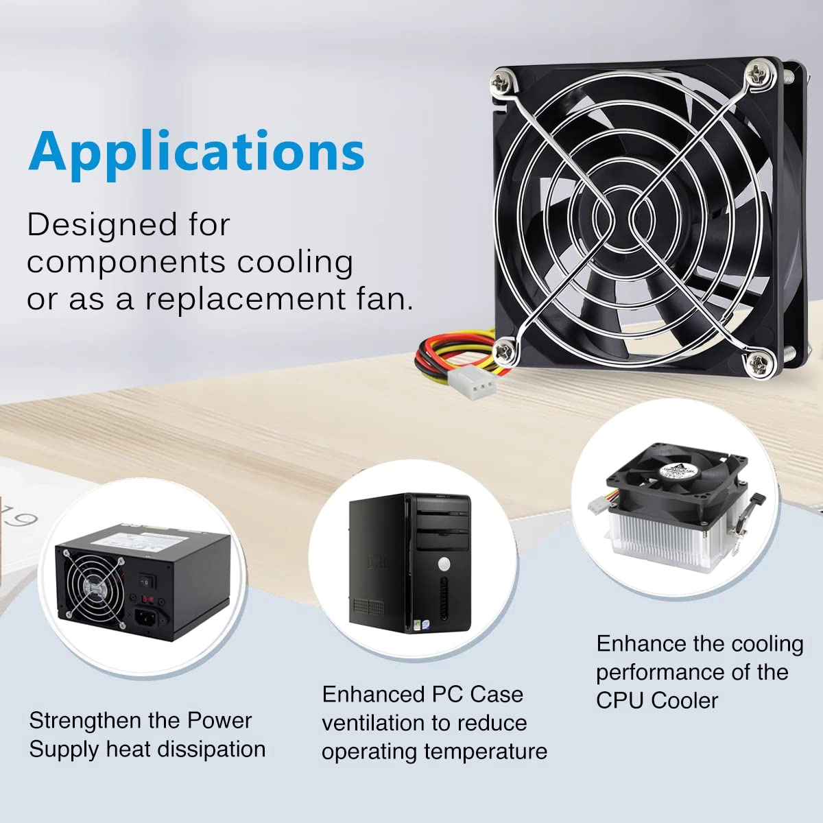 Brushless Cooling Fan - 80mm