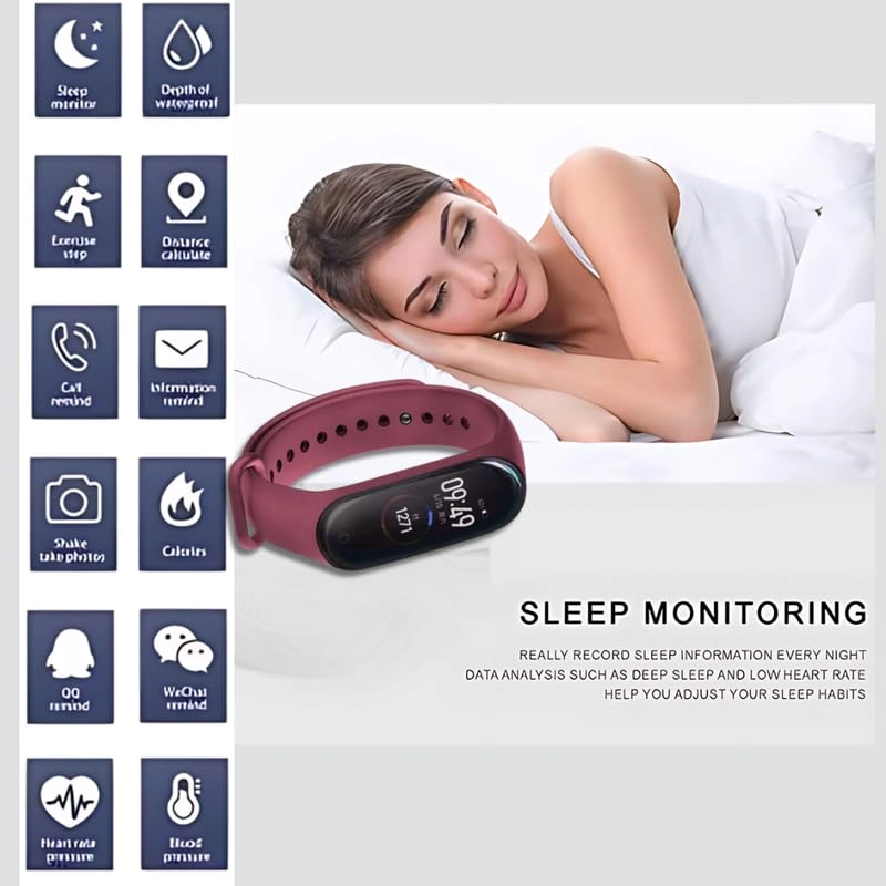 R5 Pro - SpO2 Heart Rate Sleep Monitor
