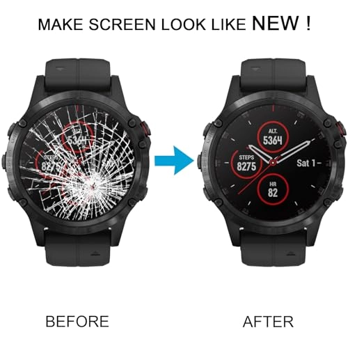 LCD Screen with Digitizer Full Assembly for Garmin Fenix 5
