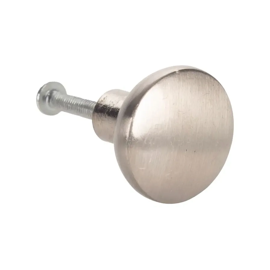 Flat Stainless Steel Drawer Knob
