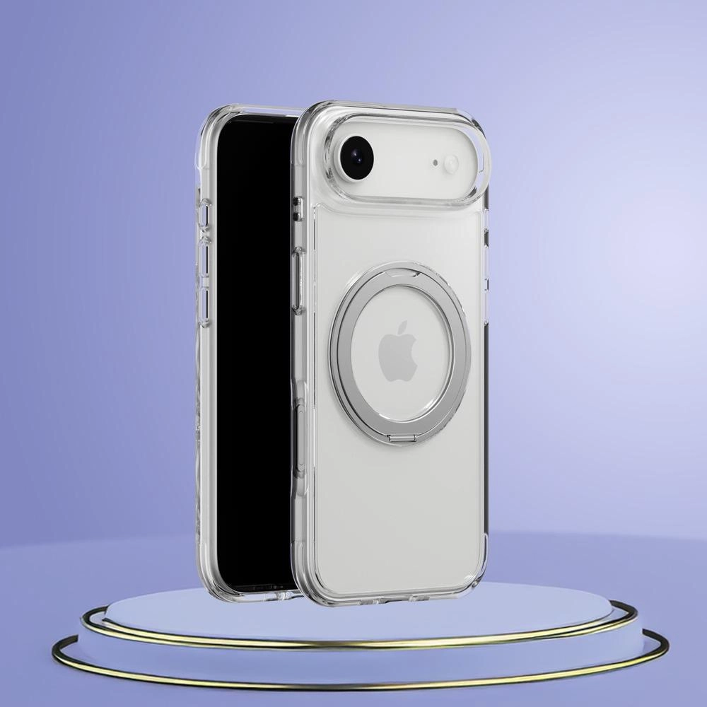 Iphone 17 Air 360 Rotating Clear Case with MagSafe for iPhone 17 Air