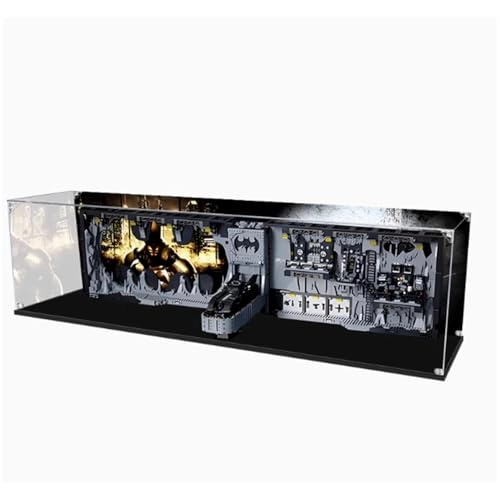 Acrylic Display Box for LEGO 76252 Bat Cave Shadowbox Models - Acrylic Drawing on the Back