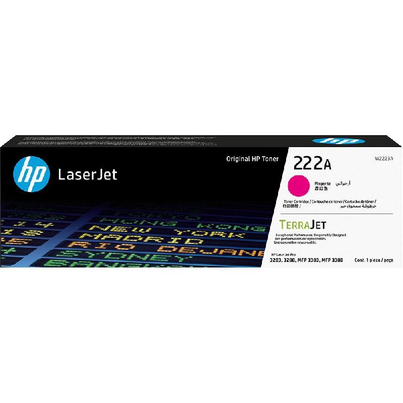 222A Toner Cartridge - Black Cyan Yellow Magenta