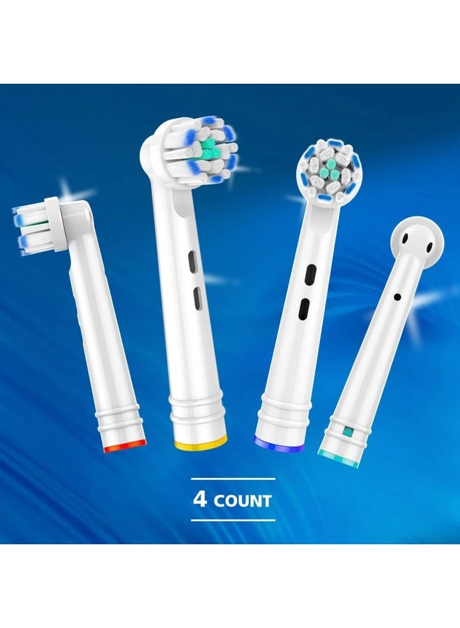 Replacement Toothbrush Heads - 4 Count Soft Ultrathin Bristles