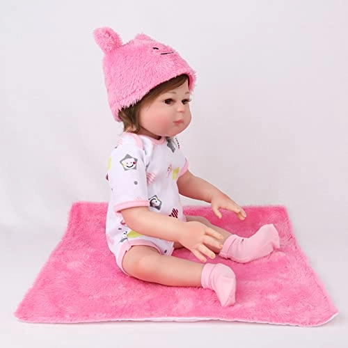 Reborn Baby Doll - 18 Inch 45cm Soft Vinyl Girl