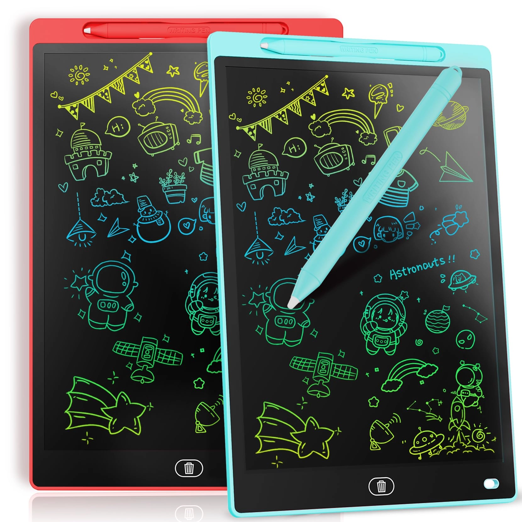 Genialba LCD Writing Tablet - 8.5 Inches Erasable Gift Set