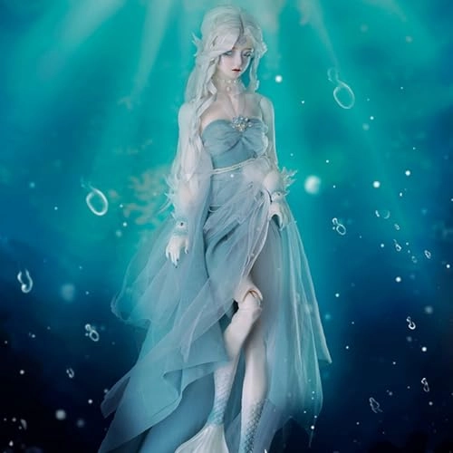 BJD Doll - 1/3 Polyvinyl Chloride Camille-blue Ages 15+