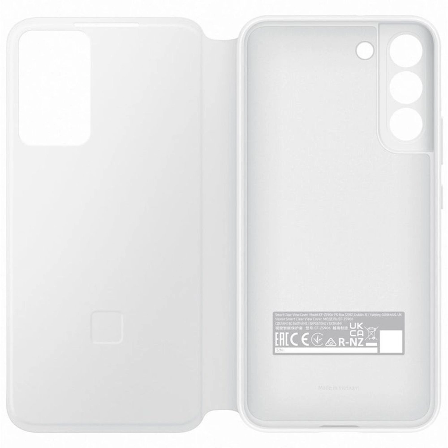 Smart Clear View Cover Flip Case for Samsung Galaxy S22 Plus