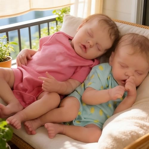 Reborn Baby Doll - 18 inch Vinyl Girl Ages 3+ Bundle