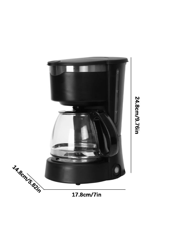 Drip coffee machine - borosilicate glass reusable filter drip-proof heat preservation