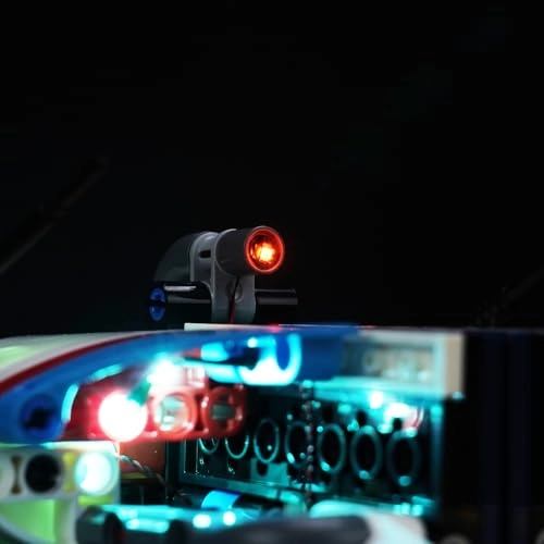 LED Light Set - Compatible with Lego 42211 Lunar Outpost Moon Rover Space Vehicle Touch Dimmer Switch