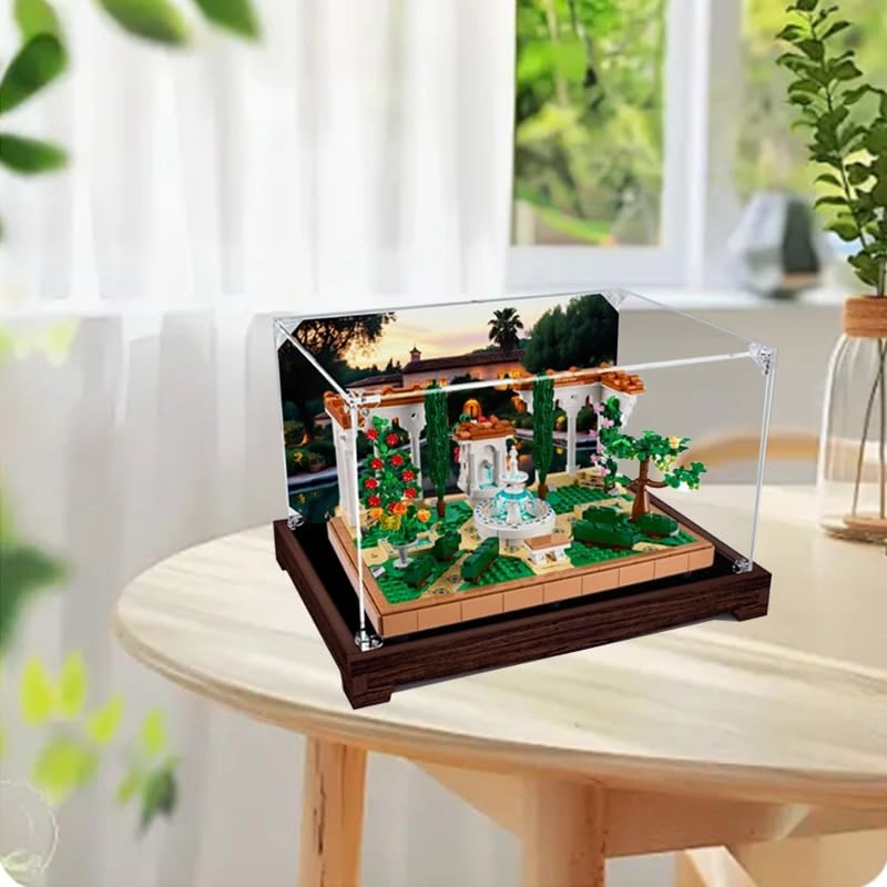 Clear Acrylic Display Case - Lego Icons