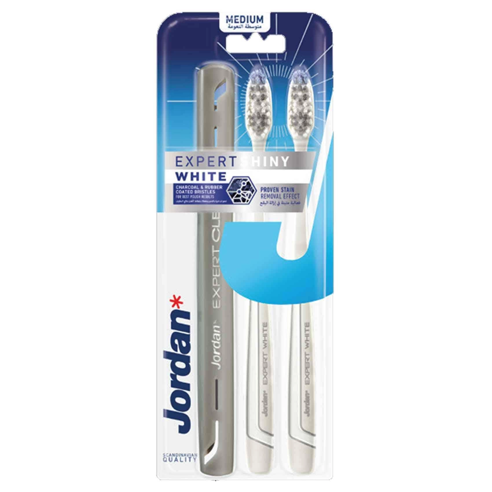 Jordan Clinic Toothbrush - Medium 3-Piece Pack Hard Case