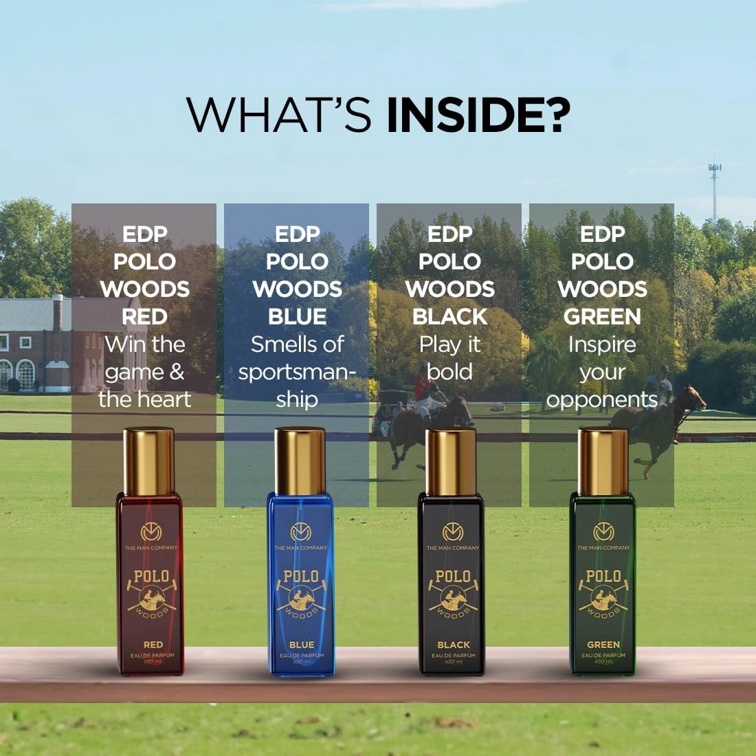 POLO WOODS COLLECTION - 4 * 20ml Gift Set