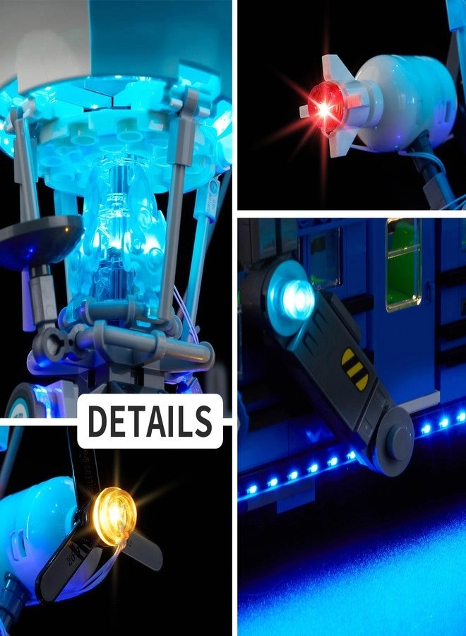 LED Light Kit - Compatible with Lego Battle Bus 77073 Lights Only