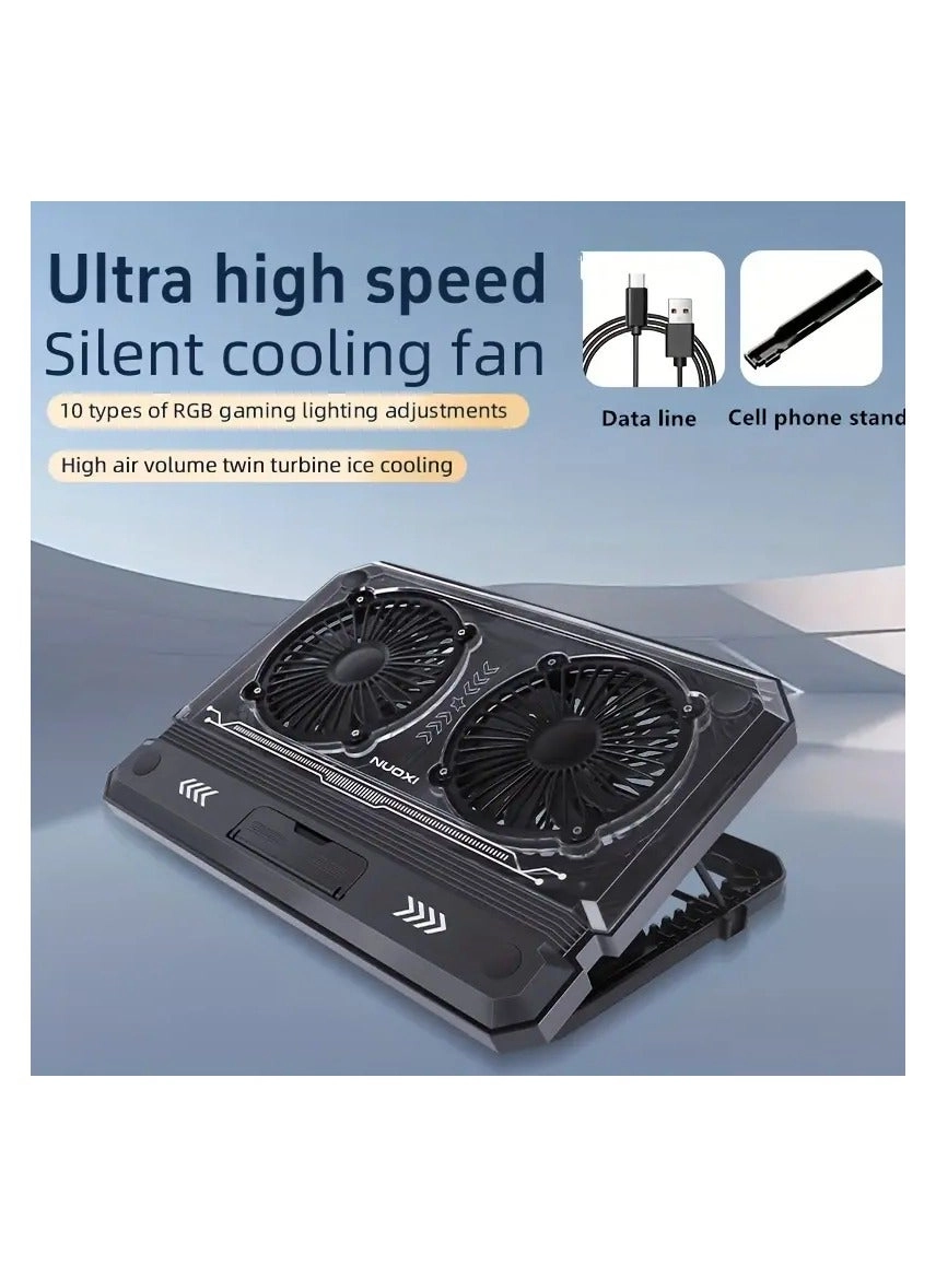Gaming Laptop Cooling Pad - Dual 12-17.3 inch