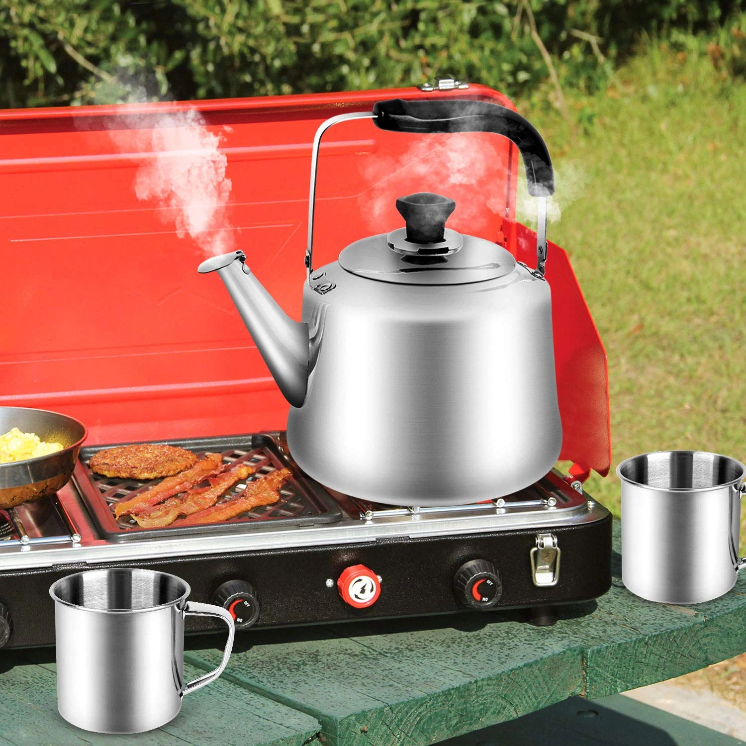 Camping Kettle Set - 4L 4 Cups