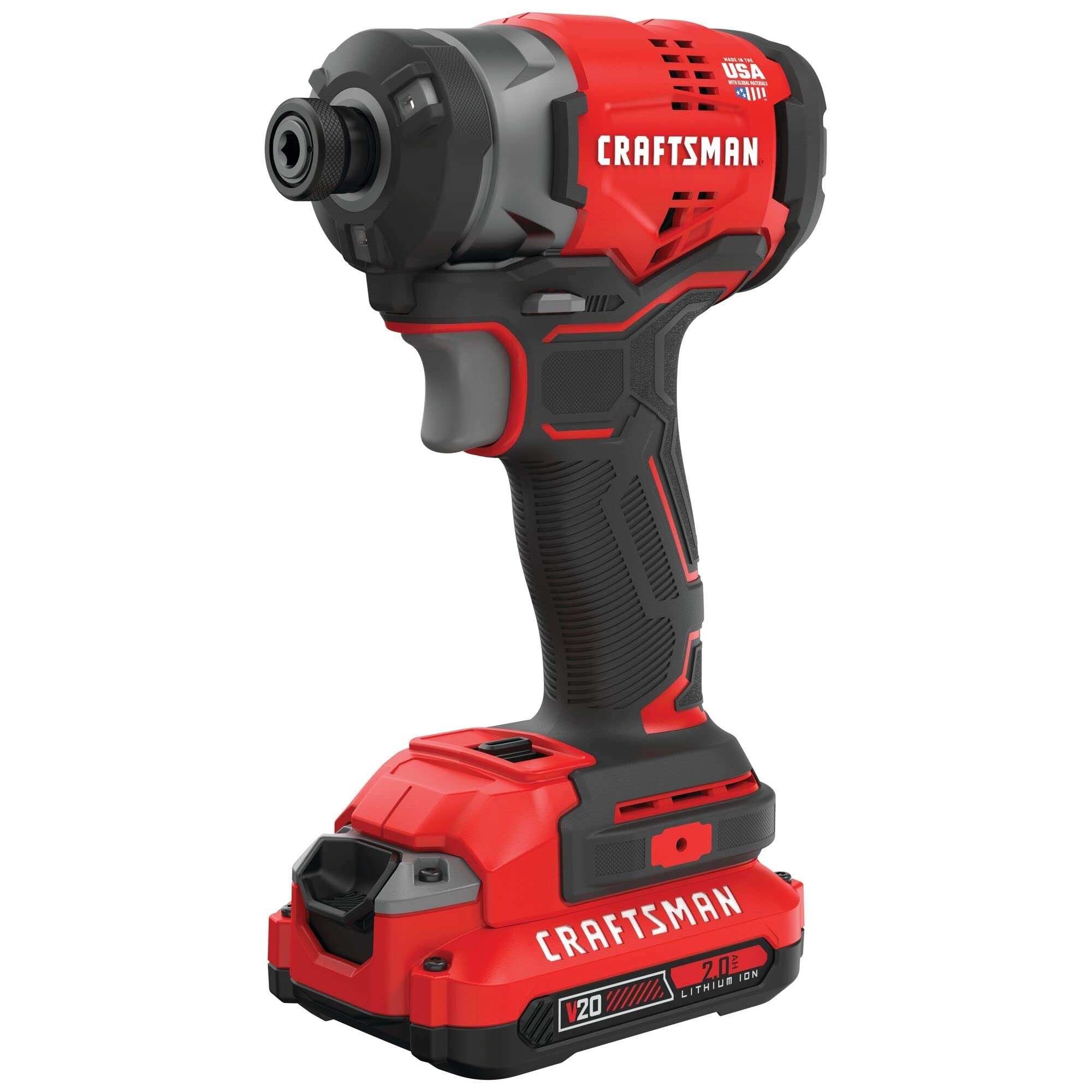 Craftsman V20 Cordless Impact Driver - 2 Ampere-hour Kit