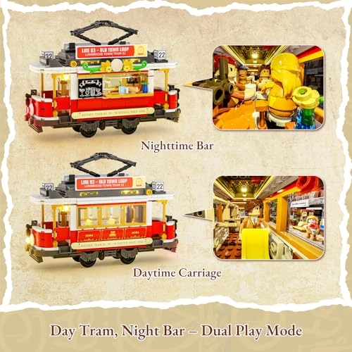 Heritage Tram and Stop Kit - 1274 pcs for ages 16+