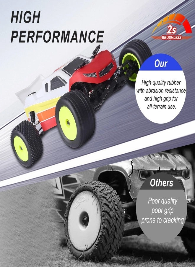 Pre-Glued 1/10 Buggy Tires - Brushless