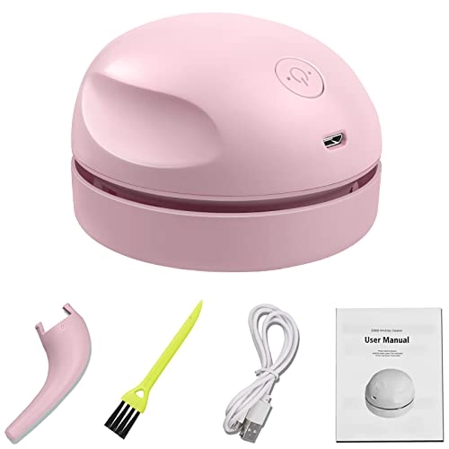 prowithlin Desktop Vacuum Cleaner - USB Charging Detachable Vacuum Nozzle