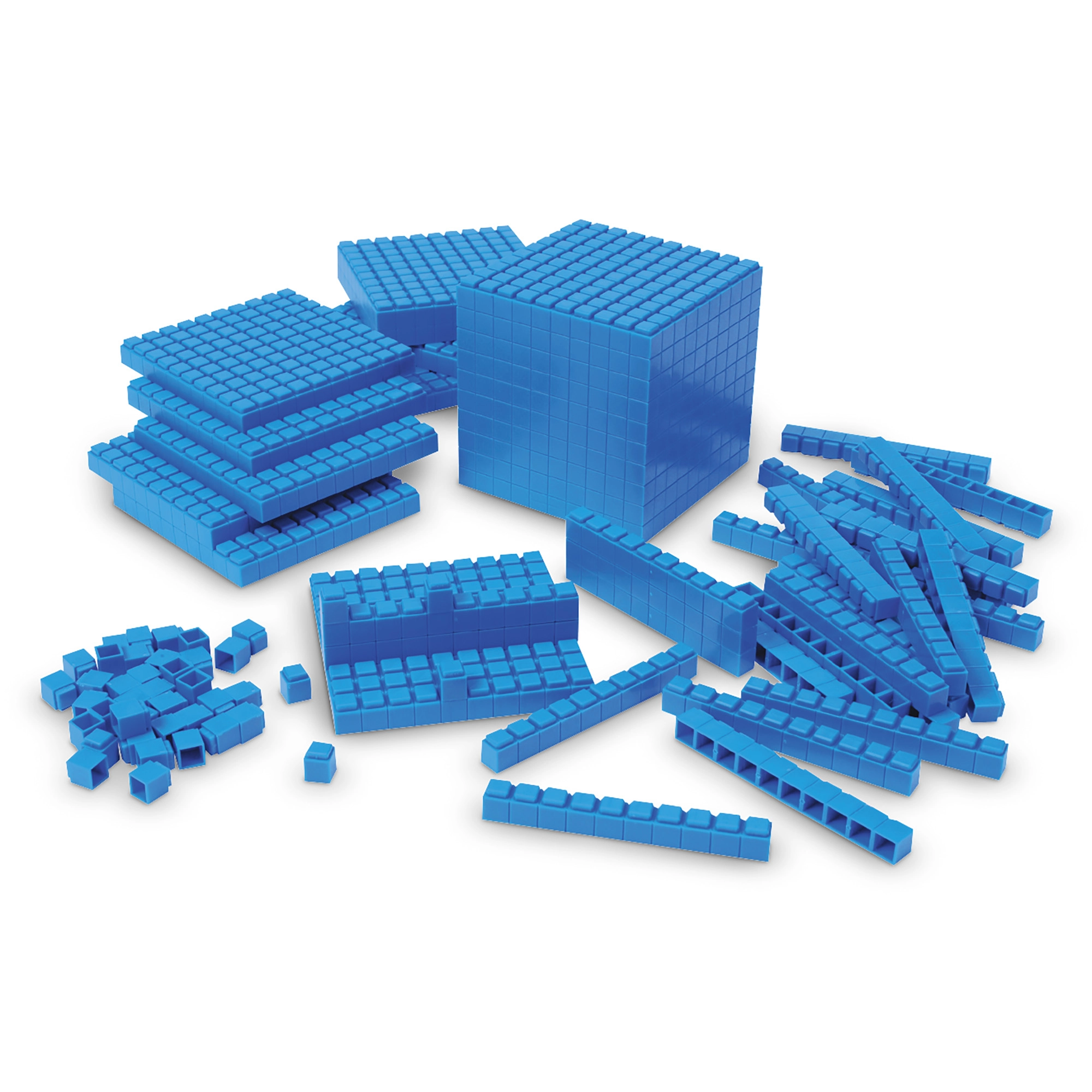 Base Ten Interlocking Plastic Rods Class Set - 6 years and above 823 pieces