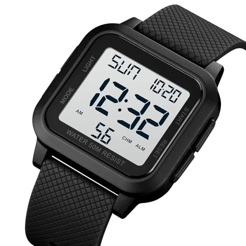 Sport Digital Watch 40mm Acrylonitrile Butadiene Styrene