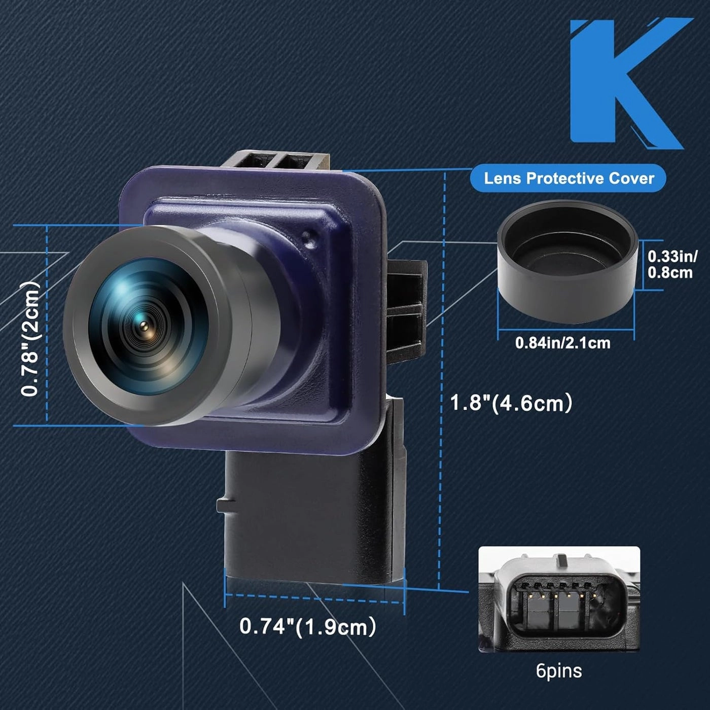 Rear View Backup Camera - HD night vision