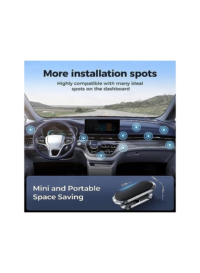 Magnetic Phone Holder - Alloy Folding 360° Rotation