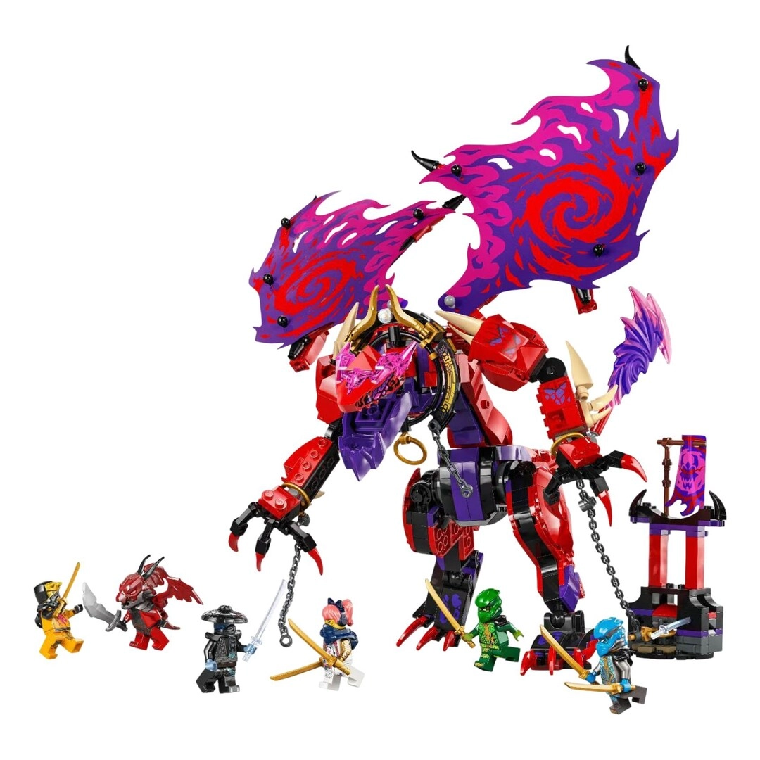 LEGO NINJAGO Thunderfang Dragon of Chaos (71832) - 6 Minifigures 668 Pieces