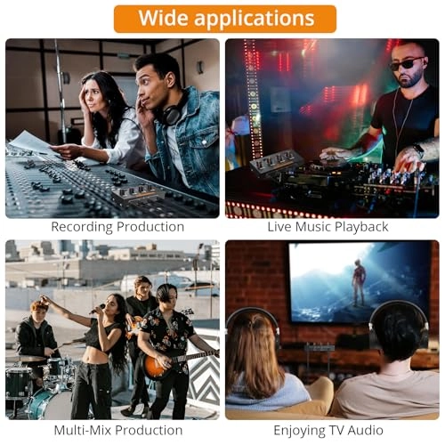 4 Channel Portable Stereo Headphone Amplifier - 4 Volume Controls 12V