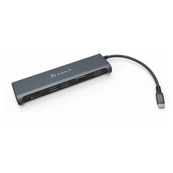 Adam Elements USB Type-C Hub - 5-in-1 Grey
