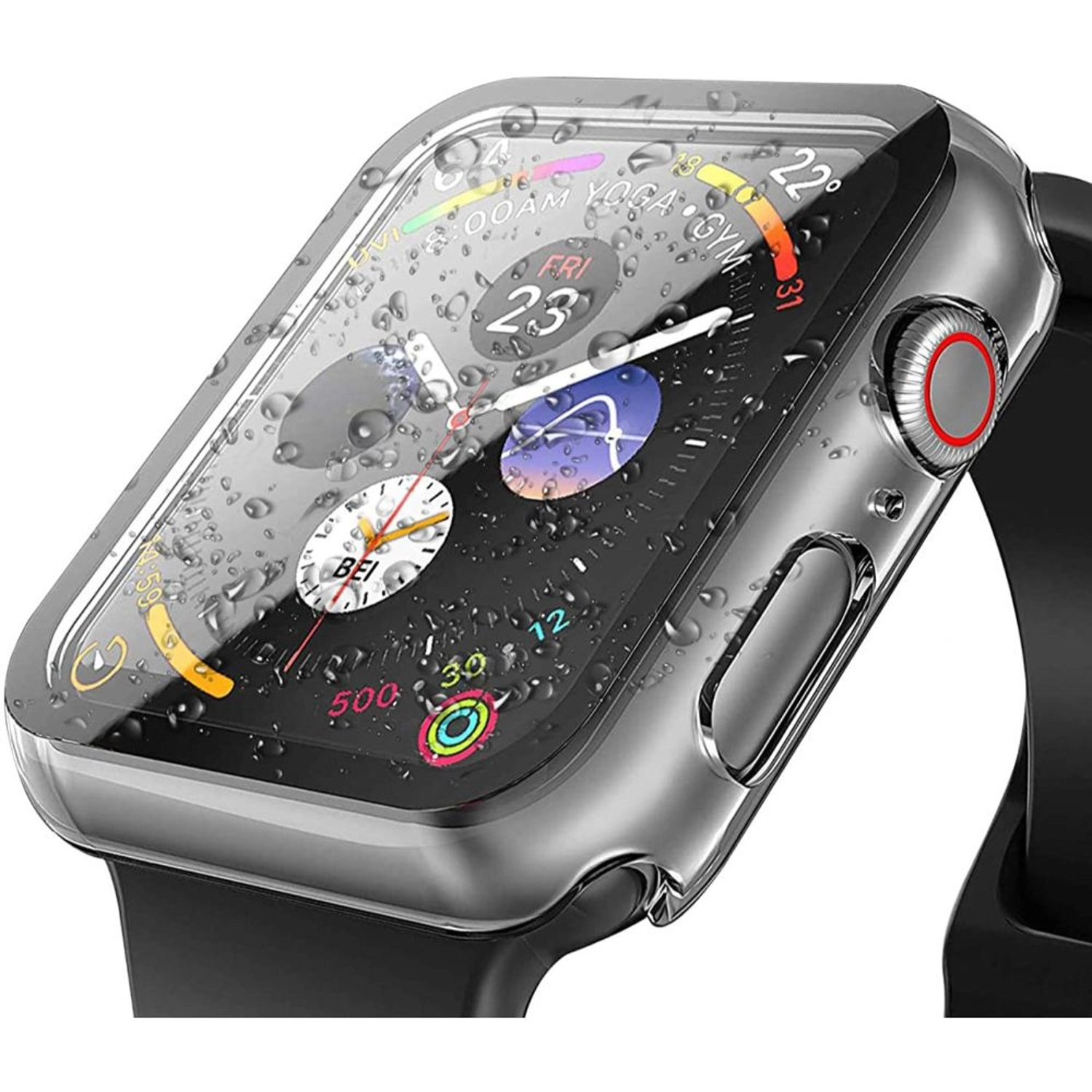 Tempered Glass Screen Protector for Apple Watch Series 6/5/4/SE 44mm