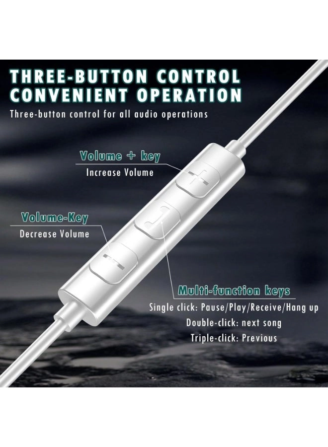 USB C Headphones Wired Earbud