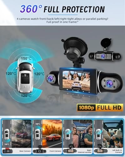 5 Channel Dashcam - 1080P