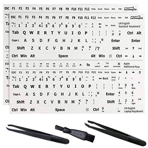 Keyboard Stickers - UK Pack