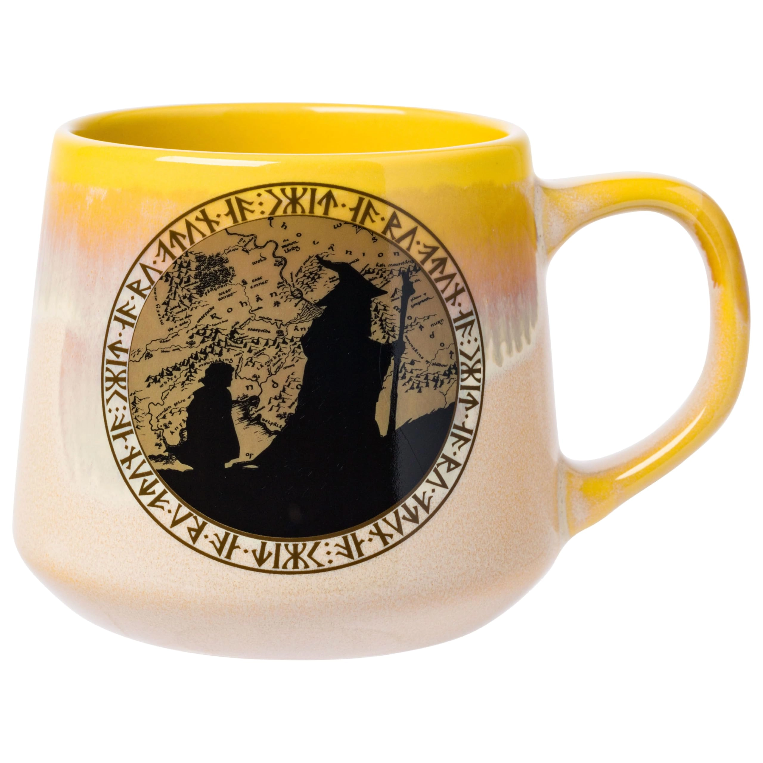 Silver Buffalo The Lord of the Rings Not All Who Wonder Are Lost Mug - 1 pcs - Reactive Glaze