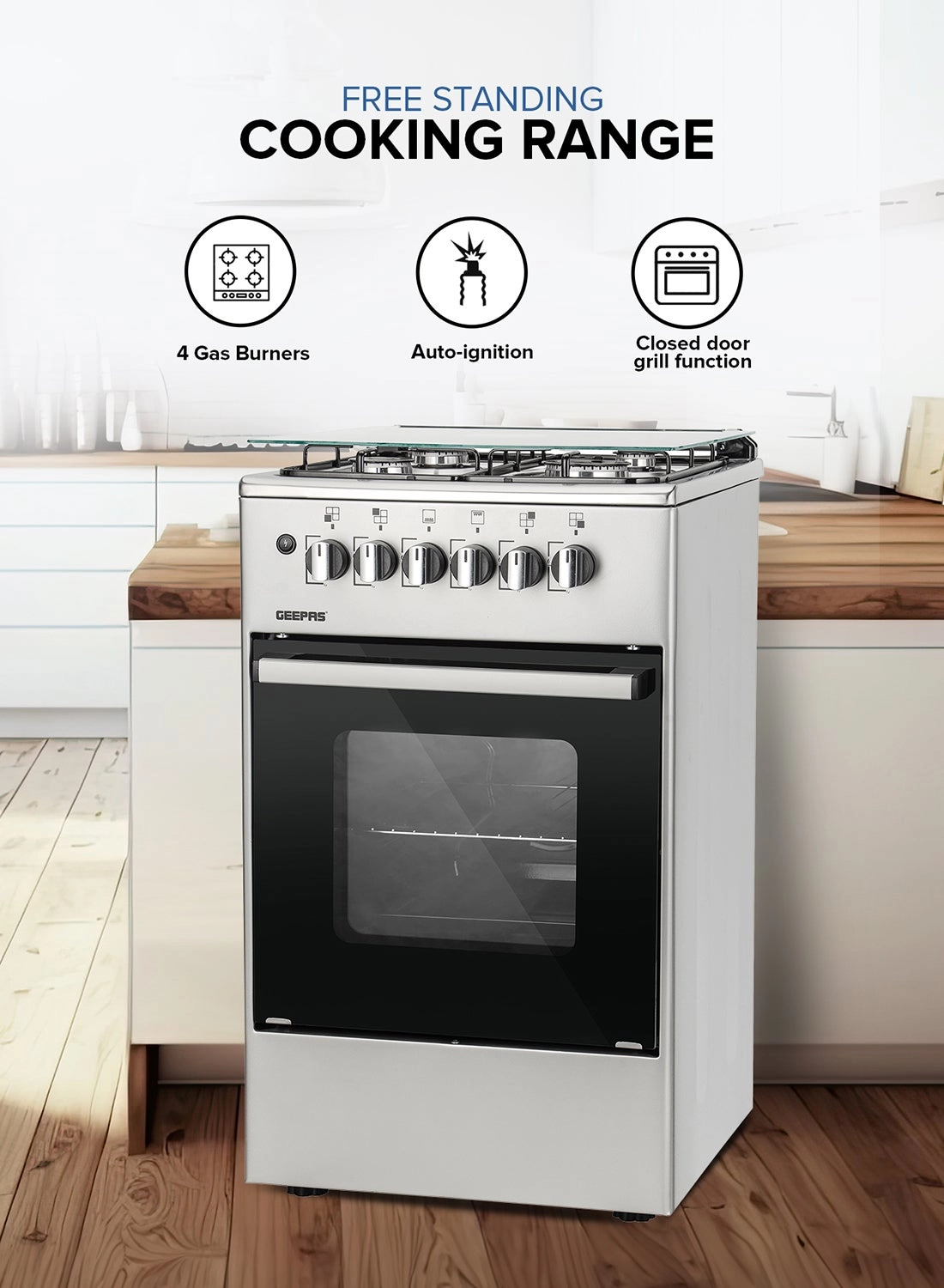 GEEPAS GCR5555 GAS Cooker