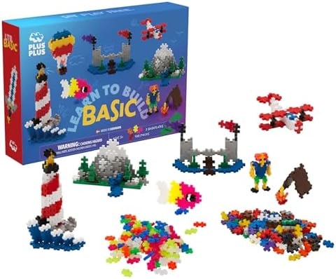 Plus-Plus Open Play Construction Set - Basic Mix 400 pcs