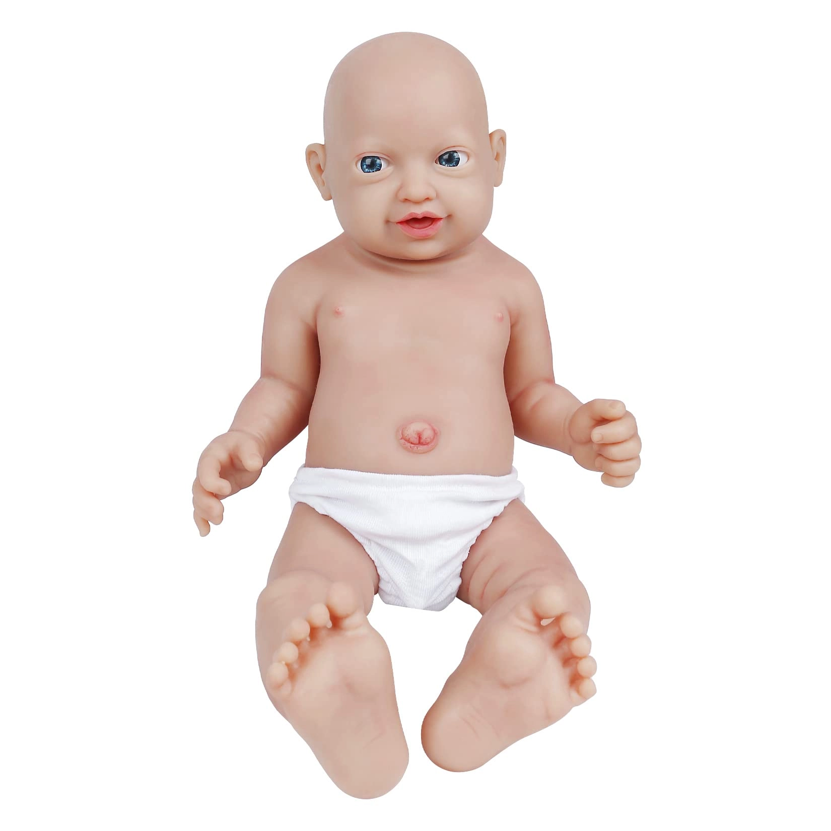 Sleeping Baby Doll - 16 inch Silicone Girl Skin Color Ages 3+