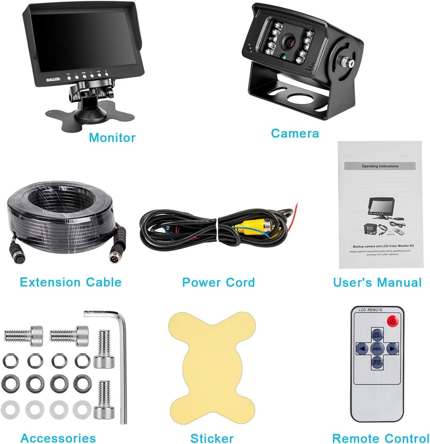 RCS7000 - Night vision 4 PIN 1920 1080 pixels