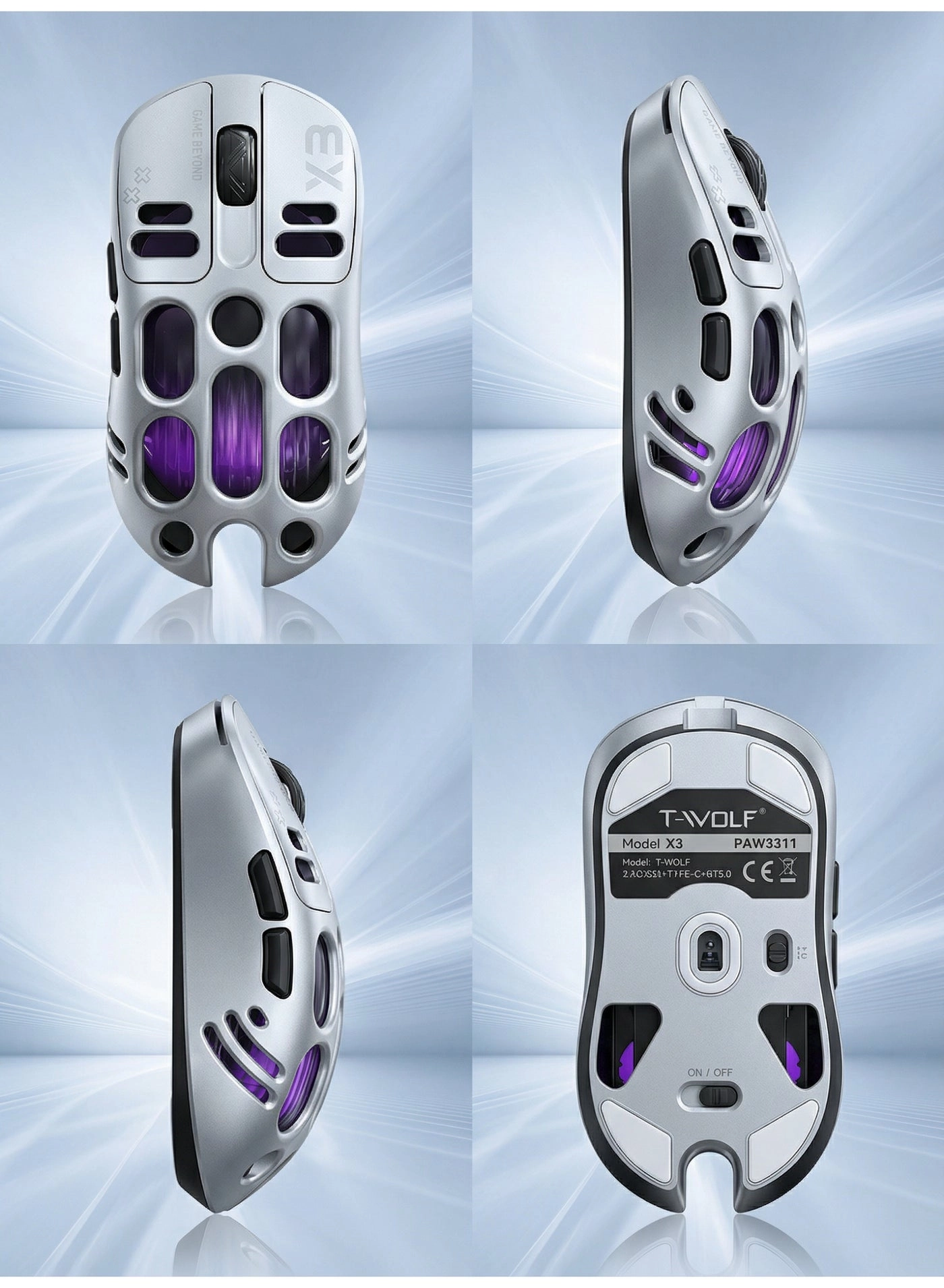 X3 Tri-Mode Gaming Mouse - Wireless