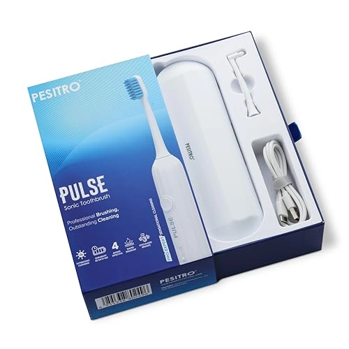 Pulse Sonic - 4 Smart Brushing Modes 44,000–60,000 Vibrations/Min USB-C Rechargeable