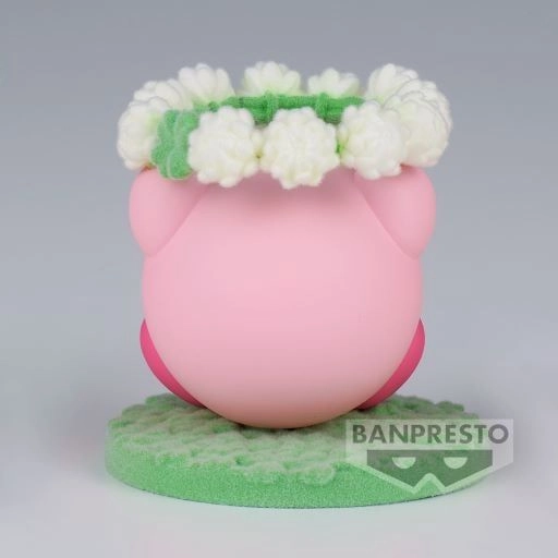 Kirby Fluffy Puffy Mine Play In The Flower (4 cm)