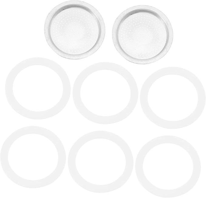 Garneck Mesh Filter Seal Ring - Heat Resistant 8 Pieces Set