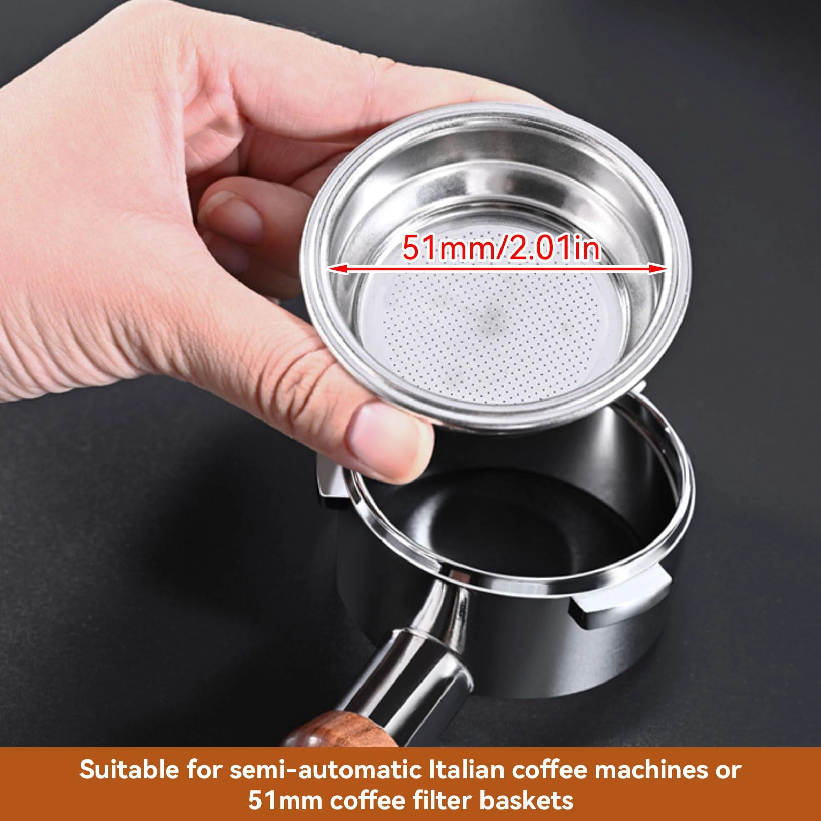 Coffee Filter - 51mm Double Layer Pressurized