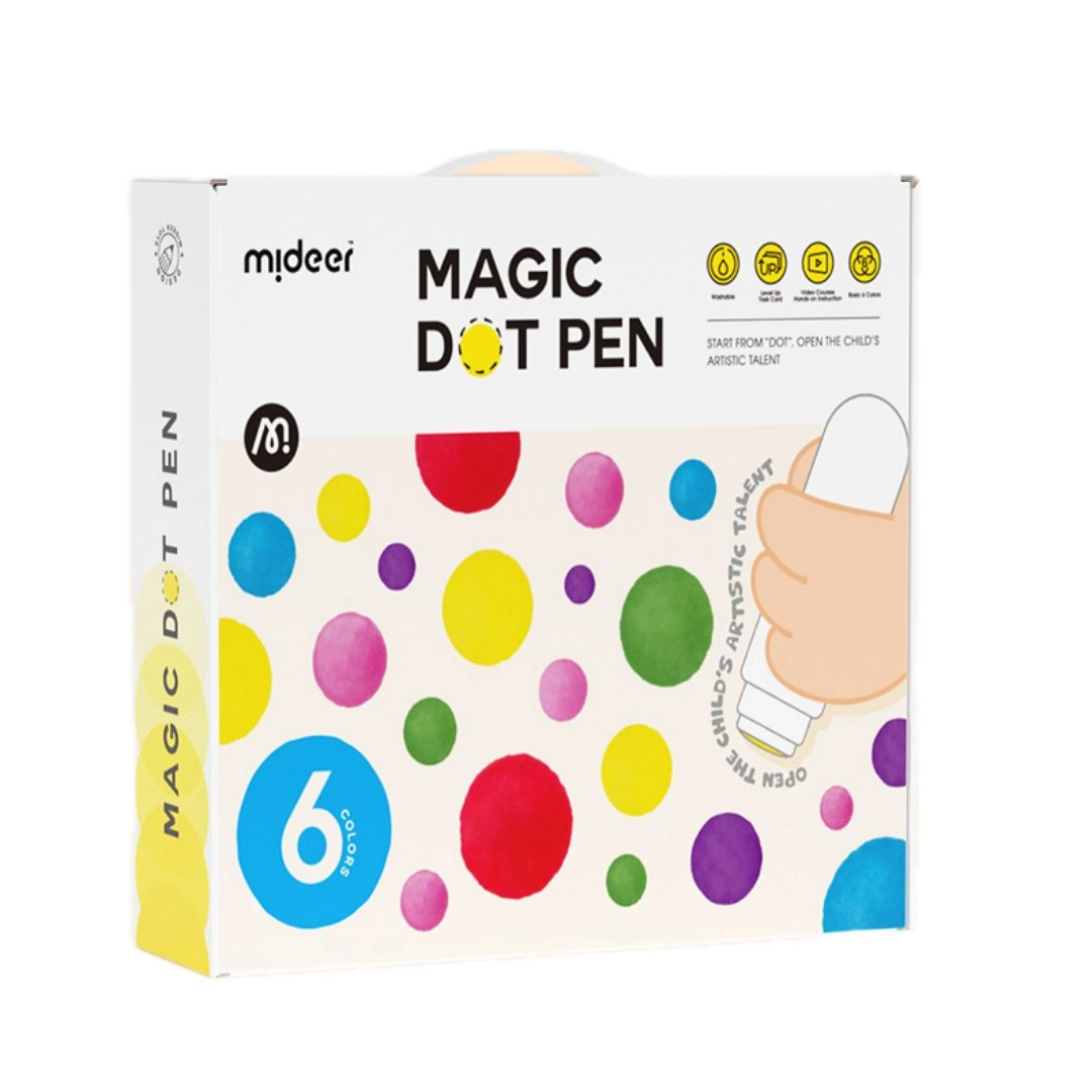 MIDEER Magic Dot Markers - 6 Colors
