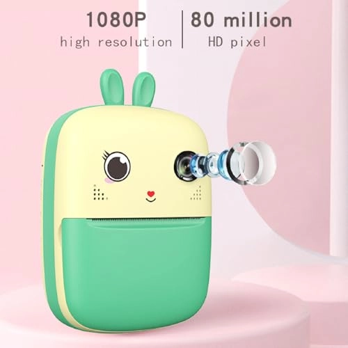 Kids Camera Instant Print - 1080P 80MP